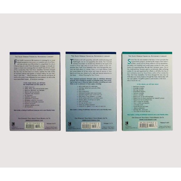 Suze Orman Financial Reference Library 9 Volume Set Boxed Trade PB - Picture 6 of 11